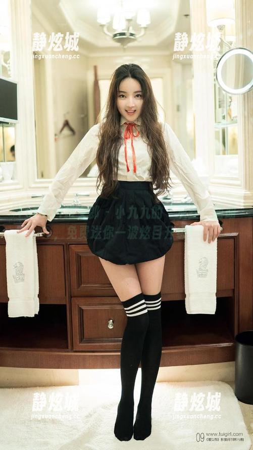 TuiGirl推女郎 - 小九九的“灰丝”图册，免费送你一波炫目升级！
