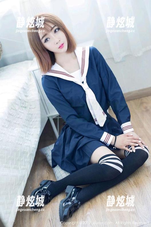 秀人网 - 谁能拒绝小沫琳的白色写真，这壁纸真有一股清新魔力